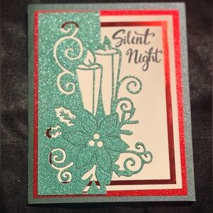 3. Glittery Holiday Card